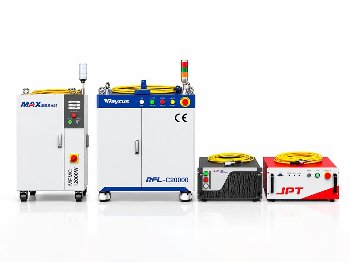 Raycus, Max, IPG and JPT continuous wave fiber laser sources ready for dispatch in India