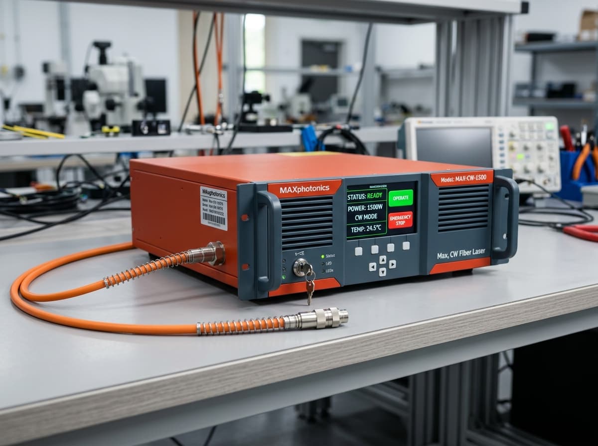 Max / Maxphotonics Fiber Laser Source Diagnostics and Repair Bench Unit