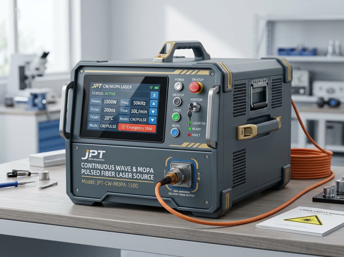JPT Optoelectronics Fiber Laser Source Diagnostics and Repair Bench Unit